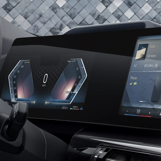 BMW X1 vue intérieur conducteur