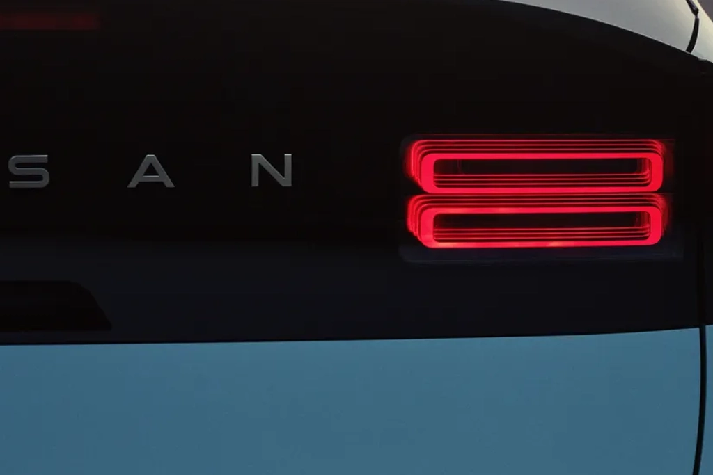 Nissan Leaf électrique Vue arrière feu